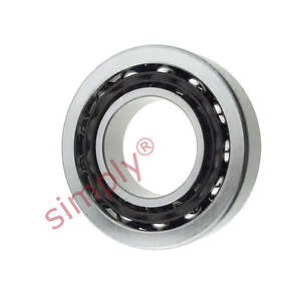 SS7204 Stainless Steel Single Row Angular Contact Open Ball Bearing 20x47x14mm #1 image