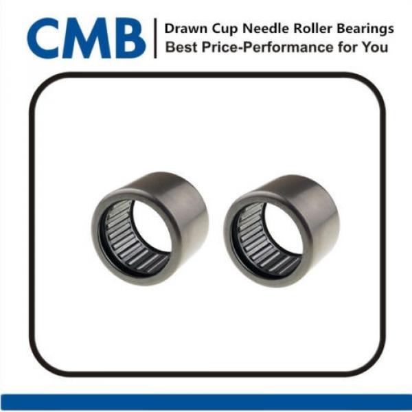 10PCS HK2020-2RS Drawn Cup Type Needle Roller Bearing Open End Type 20x26x20mm #1 image