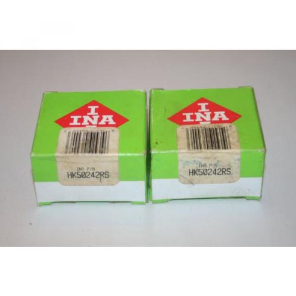 (Lot of 2) INA HK5024-2RS Drawn Cup Needle Roller Bearings  HK50242RS  * NEW * #1 image