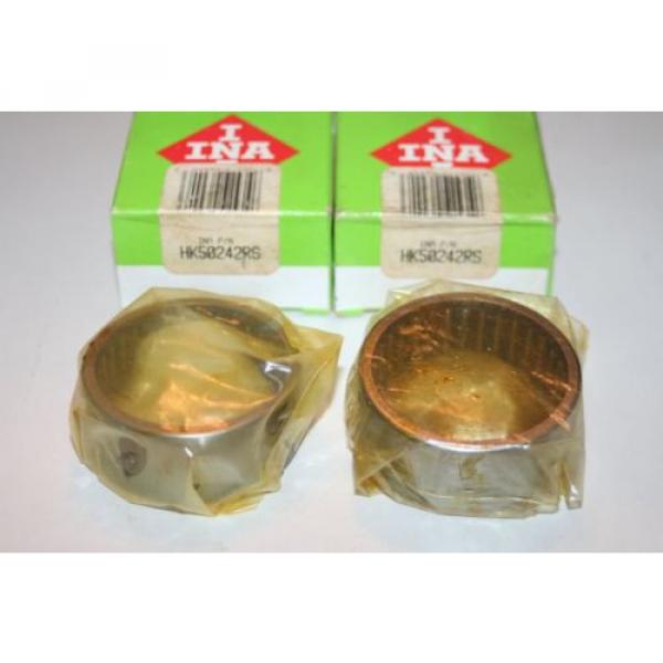 (Lot of 2) INA HK5024-2RS Drawn Cup Needle Roller Bearings  HK50242RS  * NEW * #2 image