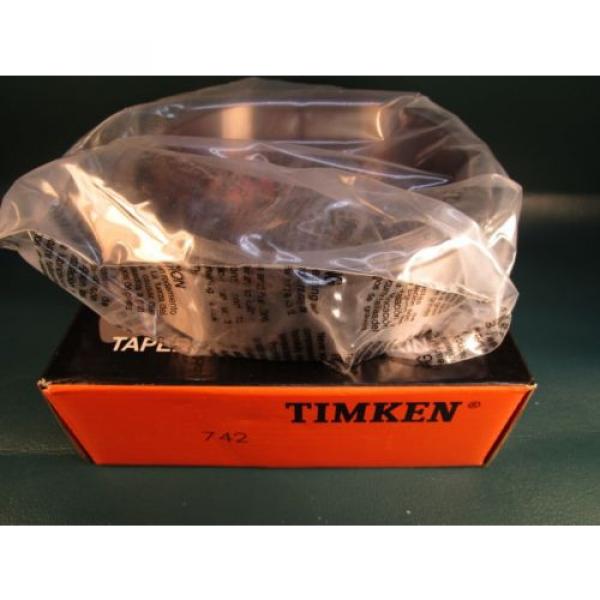 Timken 742 Tapered Roller Bearing Outer Race Cup #1 image