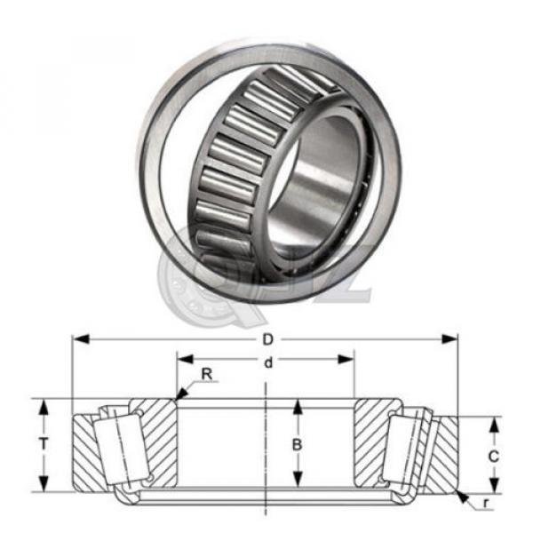 1x JM716649-JM716610 Tapered Roller Bearing QJZ Premium Free Shipping Cup &amp; Cone #3 image