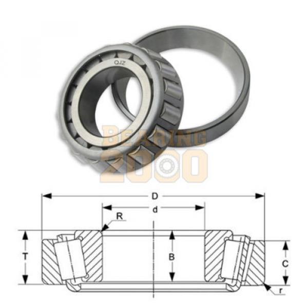 1x 2780-2720 Tapered Roller Bearing Bearing 2000 New Free Shipping Cup &amp; Cone #3 image