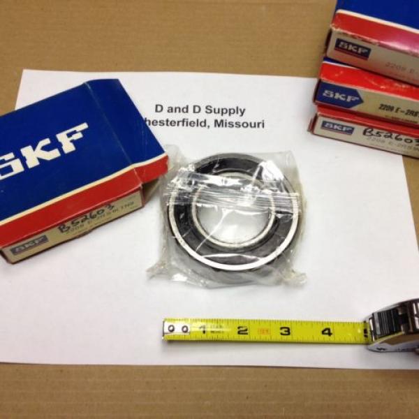 SKF Self-aligning ball bearings Poland Self-Aligning Ball Bearing, 2209 E-2RS1KTN9, 45mm ID, 85mm OD, New In Box #1 image