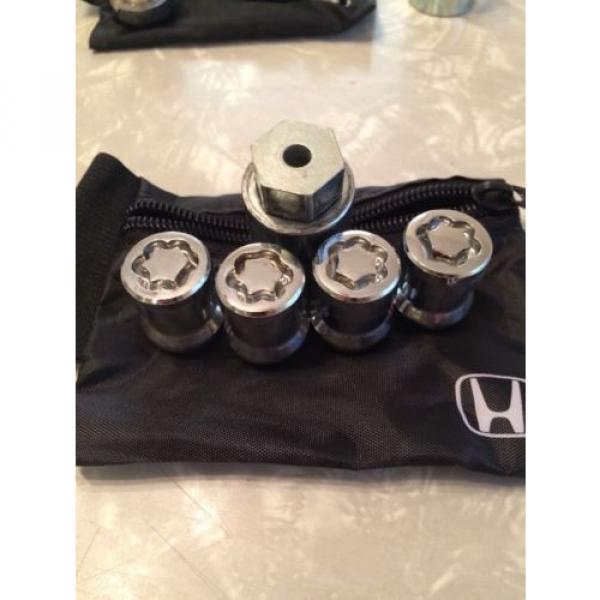 HONDA OEM Wheel Lock Set (Acura) Locking Lug Nuts 19mm #1 image