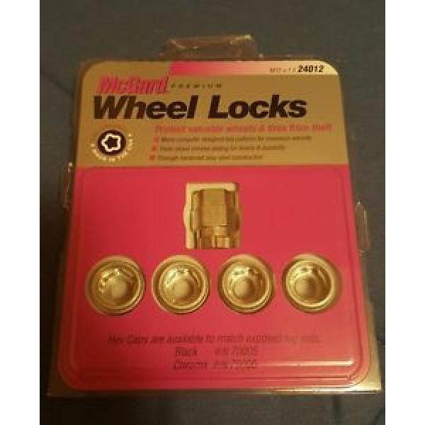 McGard 24012 M12x1.5 Locking Wheel Lug Nuts &amp; Key Hex Set of 4 #1 image