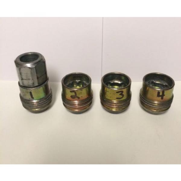 OEM Wheel Lug Nut Lock Kit for Chevy GMC Cadillac 7/8&#034; 14x1.5 Steel Open End #1 image
