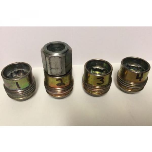 OEM Wheel Lug Nut Lock Kit for Chevy GMC Cadillac 7/8&#034; 14x1.5 Steel Open End #2 image