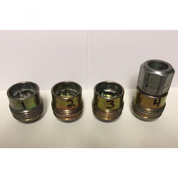 OEM Wheel Lug Nut Lock Kit for Chevy GMC Cadillac 7/8&#034; 14x1.5 Steel Open End #4 image