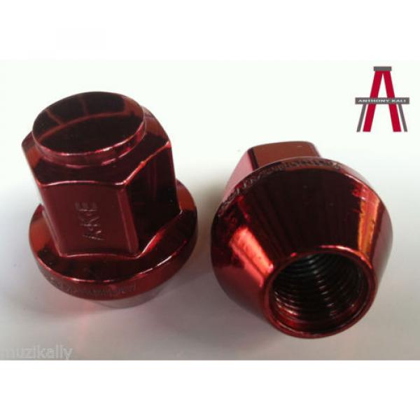 20PCS RED HEMI SRT8 LUG NUTS 14x1.5 C&#039;DAK ACORN LUGS &amp; LOCK COMBO ANTHONY KALI #5 image