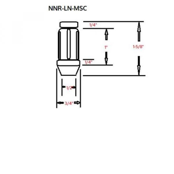 NNR Type M Steel Wheel Lug Nuts &amp; Locks Close Ended Gold 41mm 12x1.5 20pcs #2 image