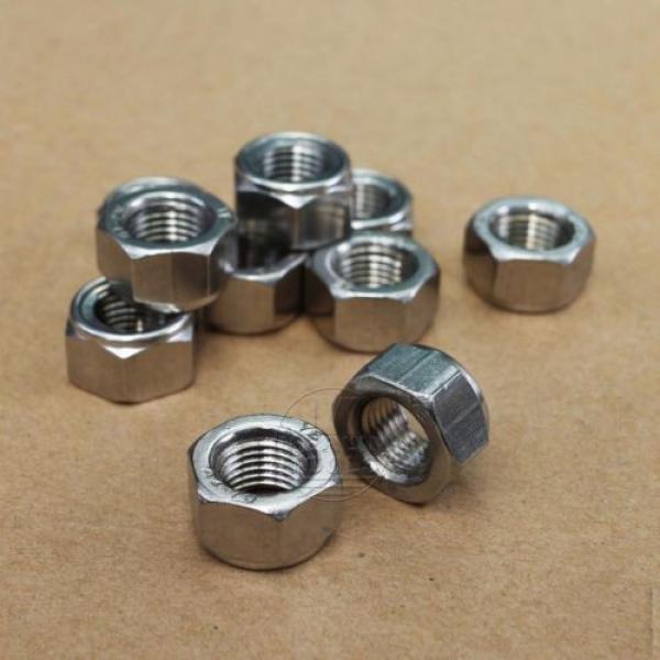 Select Size M3 - M20 304 Stainless Steel Lock Nuts Hex Self-lock Nuts #5 image
