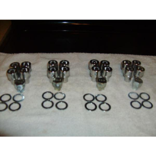 Set of Qty 16 ChromeMag Wheel Lug nuts with Locking keys 12mm x 1.25 N  OS #1 image