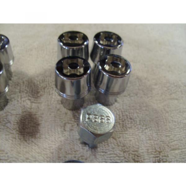 Set of Qty 16 ChromeMag Wheel Lug nuts with Locking keys 12mm x 1.25 N  OS #2 image