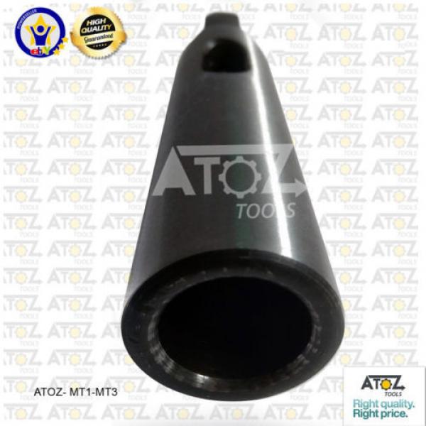 Atoz Morse Taper Drill Sleeve Adapter MT1 Socket to MT3 Shank Made In India New #2 image
