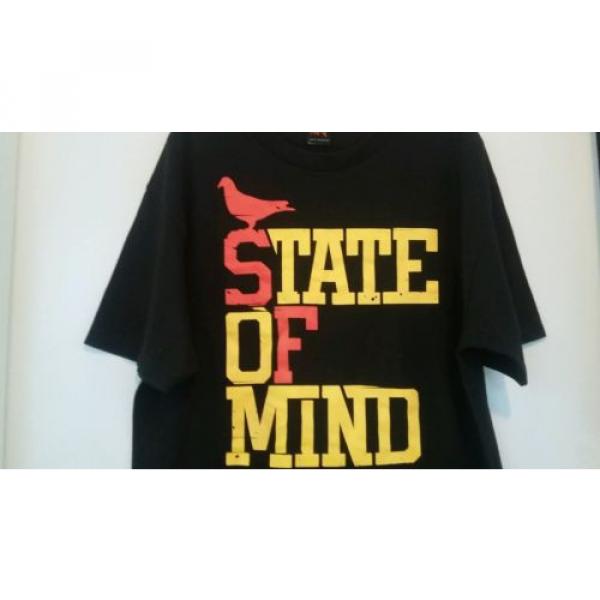 Adapt Clothing &#034;State Of Mind&#034; Large Black Short Sleeve T-Shirt 100% Cotton #2 image