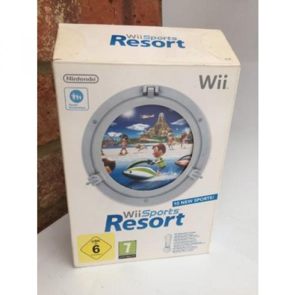 Wii Sports Resort Box Set w Game Motion Plus Adapter and Silicon Sleeve Complete #2 image