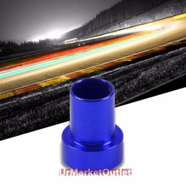 Blue Aluminum Male Hard Steel Tubing Sleeve Oil/Fuel 3AN AN-3 Fitting Adapter #1 image