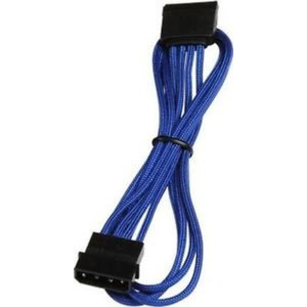 Cavo BitFenix Molex su SATA Adapter 45 cm - sleeved blu/nero #1 image