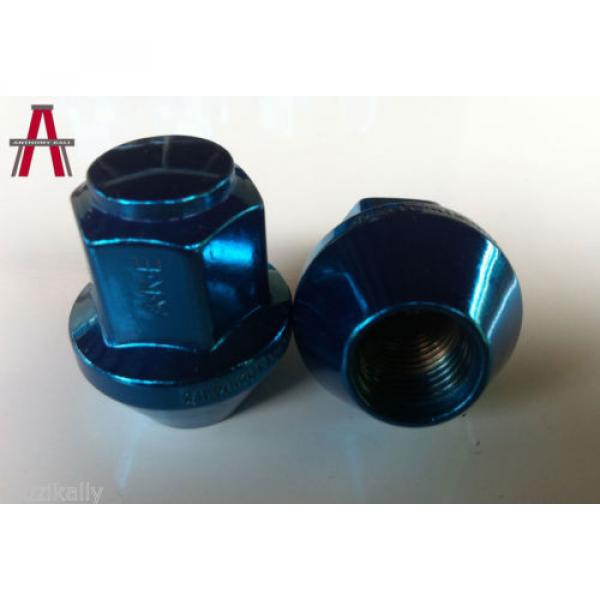 20PCS BLUE HEMI SRT8 LUG NUTS 14x1.5 C&#039;DAK ACORN LUGS &amp; LOCK COMBO ANTHONY KALI #5 image
