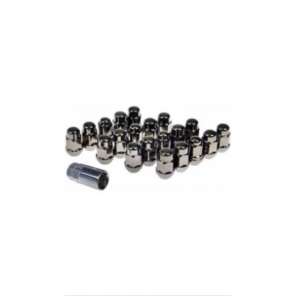 Dorman 711-335H Pack of 16 GunMetal Wheel Nuts and 4 Lock Nuts with Key #2 image