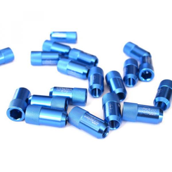 20PC CZRRACING BLUE SHORTY TUNER LUG NUTS NUT LUGS WHEELS/RIMS FITS:ACURA #1 image