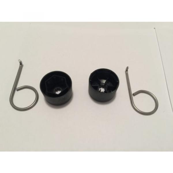 OEM Lug Nut Cover Caps Black Kit Set of 16 plus 4 for wheel lock #2 image