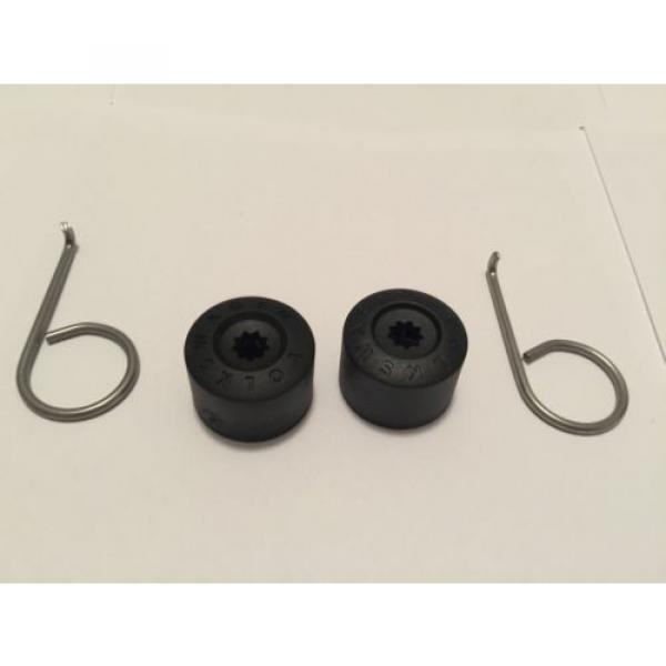 OEM Lug Nut Cover Caps Black Kit Set of 16 plus 4 for wheel lock #4 image
