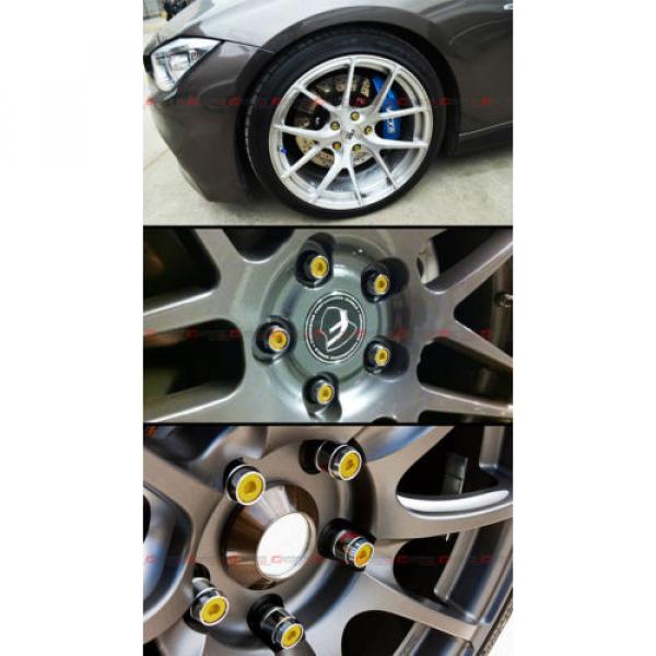 20 Pcs M14 X 1.5 Gold Wheel Lug Nut Bolts With Security Cap +Key+Socket For Audi #3 image