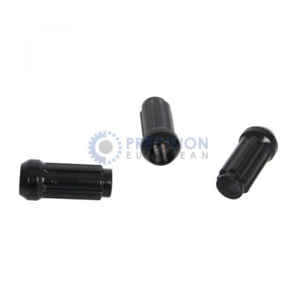 32pc Black Spline Lug Nuts | 14x2 Threads | for Ford F250 F350 Superduty Locks #4 image