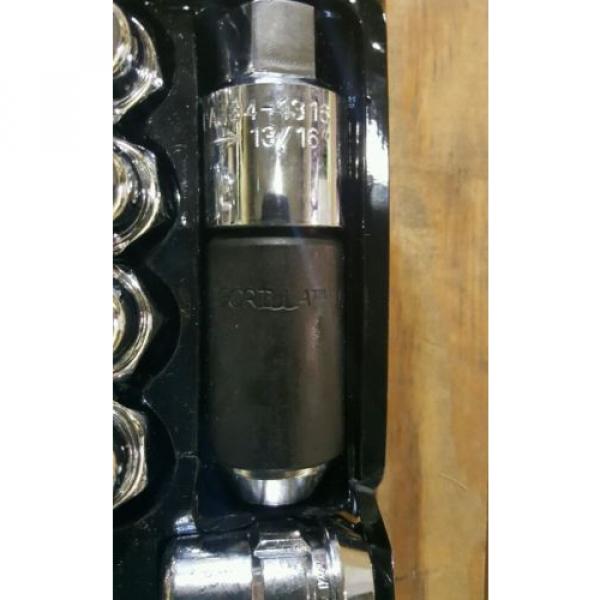 Gorilla Automotive 91783 Acorn Bulge Chrome Lug Nut and Lock System 1/2&#034; #3 image