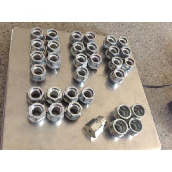 OEM Factory Stock Wheel Rim Lugs Nuts Dodge Ram 2500 3500 9/16 15/16 Locks 32 #2 image