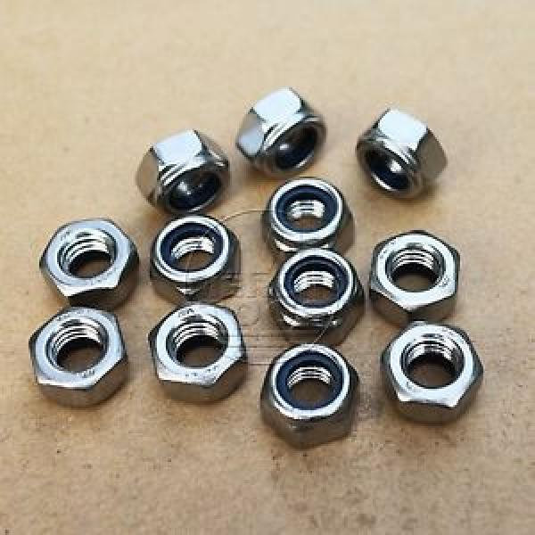 M2 to M20 Nylon Lock Hex Nut Right Hand Thread Select size #1 image