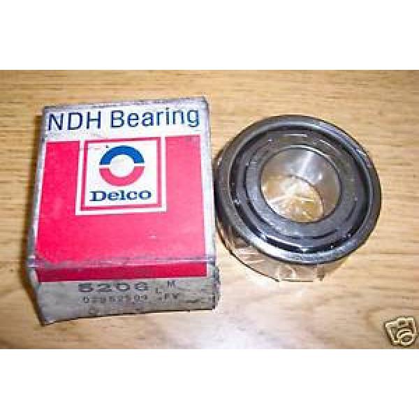 NDH DELCO 5206 DOUBLE ROW BALL BEARING NEW CONDITION IN BOX #1 image