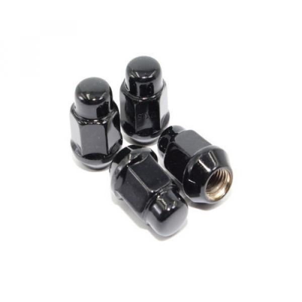 20 Black Acorn Lug Nuts Wheel Locks Combo 12x1.5 Lexus ES ES350 RX350 RX450h #2 image