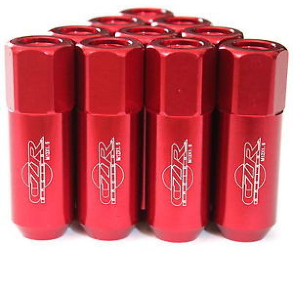 16PC CZRracing RED EXTENDED SLIM TUNER LUG NUTS LUGS WHEELS/RIMS (FITS:HONDA) #1 image