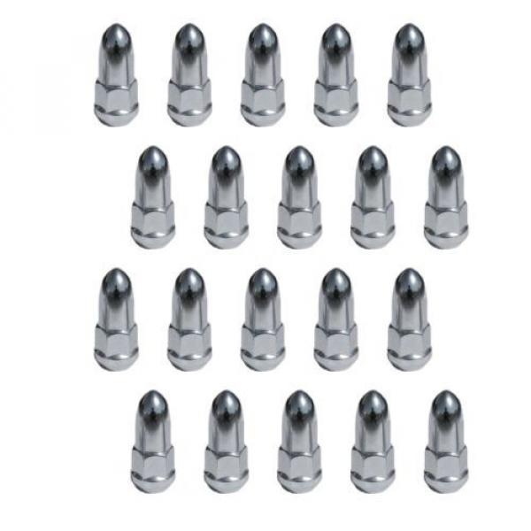 (20) 1/2&#034; Chrome Lug Nuts Bullet Style fits Ford Mustang Ranger Classic Hotrod #1 image