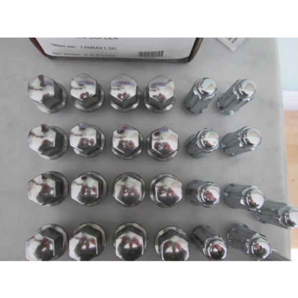 GORILLA LUG NUTS 14 mm x 1.50 S/D DUPLEX 6 &amp; 8 LUG  Wheel Lock 32 pcs with key #4 image