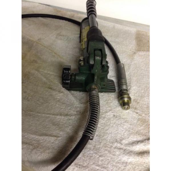 Simplex P 22 10,000 PSI 2 Stage Hydraulic w/ 6&#039; hose Enerpac Pump #3 image