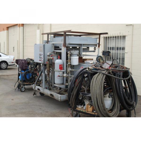 100 HP Drive Motor Hydraulic Power Unit 60 GPM 3750 PSIG Oilgear + Hoses  Pump #5 image