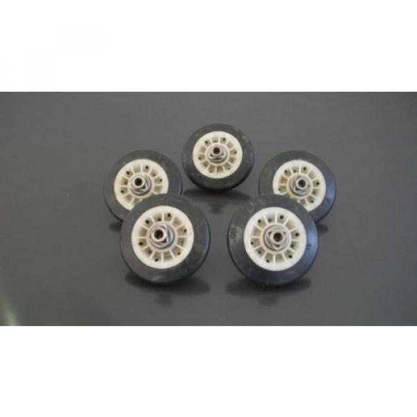 Frigidaire Dryer Drum Support Roller Assembly 134715900 134716700 Set of 5 #3 image