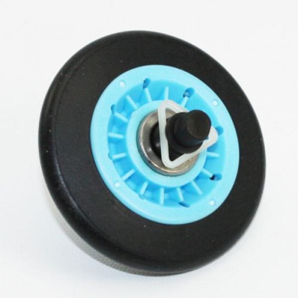 Genuine OEM W10177428 Maytag Samsung Dryer Drum Support Roller Wheel and Axle #2 image