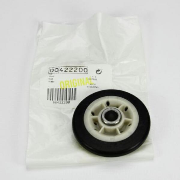 Genuine OEM 00422200 Bosch Dryer Drum Support Roller #1 image
