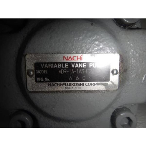 Natchi VDR1A1A3E22 Hydraulic Pressure Compensated Vane 8GPM Pump #2 image