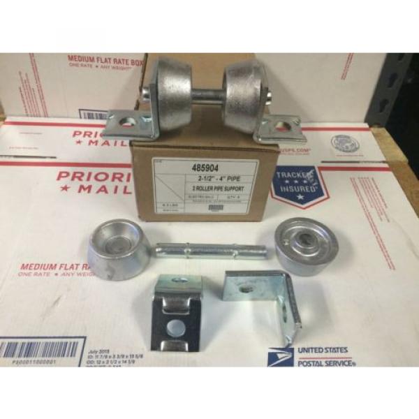 (485904) P2474 2-1/2&#034;- 4&#034; 2 Pipe Roller Supports for Unistrut Channel Qty. 4 #1 image