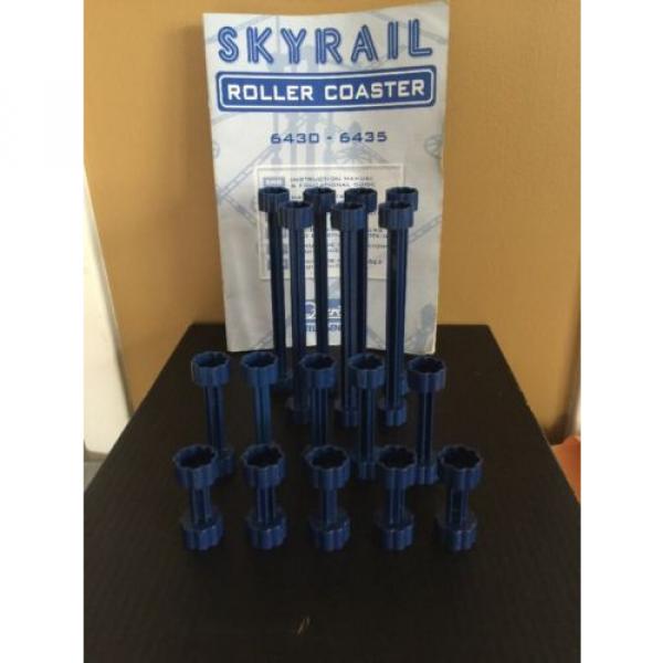 QUERCETTI Replacement Parts 17 Blue Supports Skyrail Roller Coaster Various Size #1 image