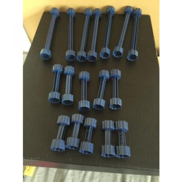 QUERCETTI Replacement Parts 17 Blue Supports Skyrail Roller Coaster Various Size #3 image