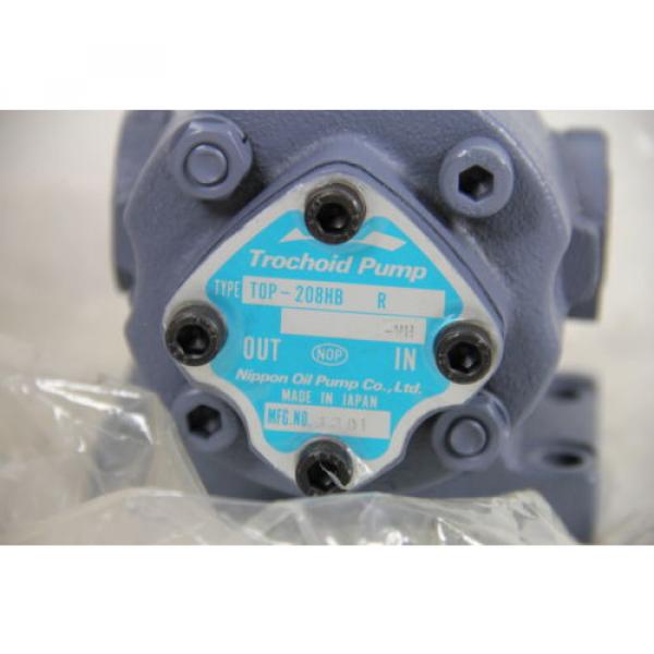 Nippon TOP208HBR Trochoid , Inlet Outlet Port Size 1/2 BSPT, MAX RPM 2500 Pump #3 image