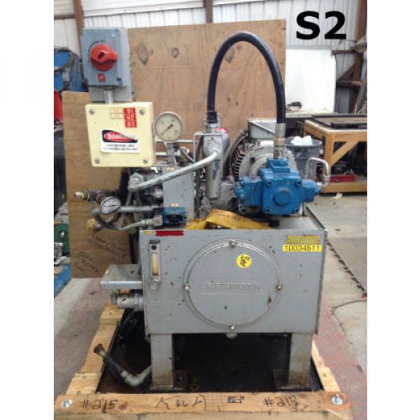 10 Hp Mannesman Rexroth 1PV2V423/20RW12MC116A1/5 Hydraulic Power Unit Pump #1 image