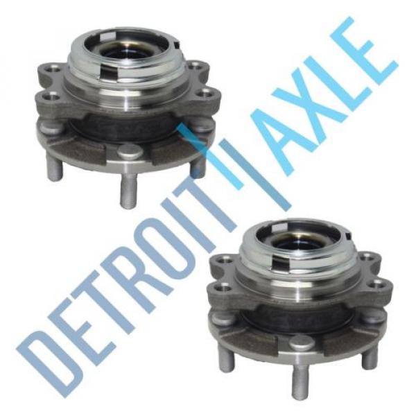 Pair (2) Front Left &amp; Right Wheel Hub &amp; Bearing Assembly AWD w/ ABS for Infiniti #1 image
